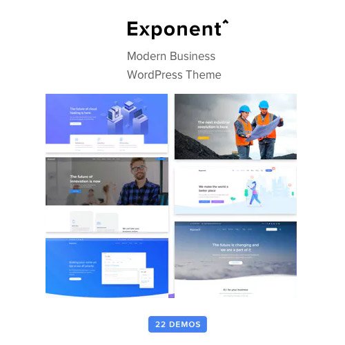 Exponent โ Modern Multi-Purpose Business WordPress theme