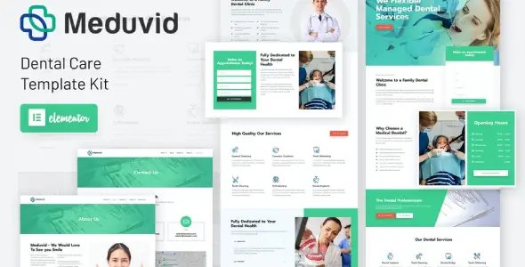 Meduvid โ Medical & Dental Clinic Elementor Template Kit